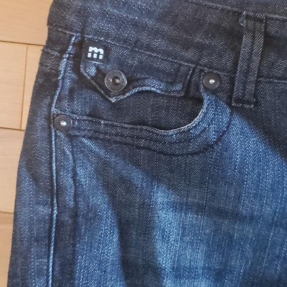 MOTO Dark Wash Kick-Flare Jeans - Picture 3 of 7